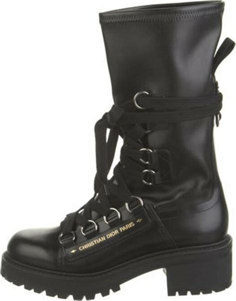 christian Dior combat boots